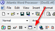 The 'Insert table' button