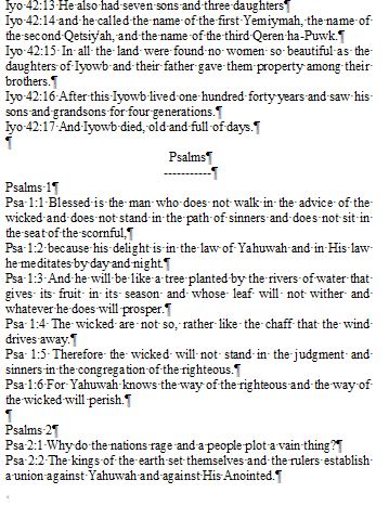 Here is what a part of the document looks like.Tell me what is wrong with it.