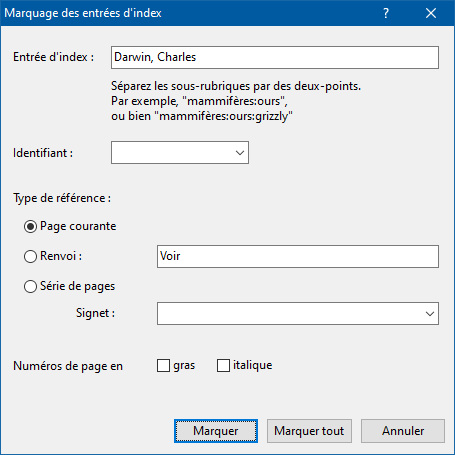 Cliquez sur l'image pour avoir des informations complètes sur chacune des options de cette boîte de dialogue